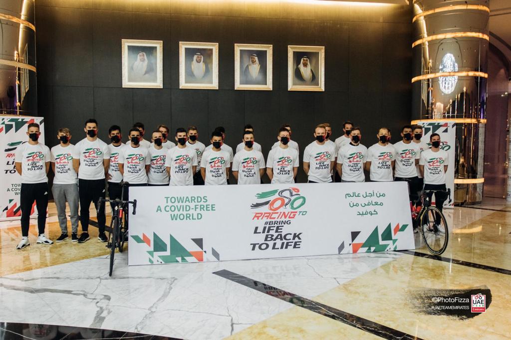 UAE Team Emirates vacina toda Equipa e Staff num sinal de esperança na luta contra a COVID-19!