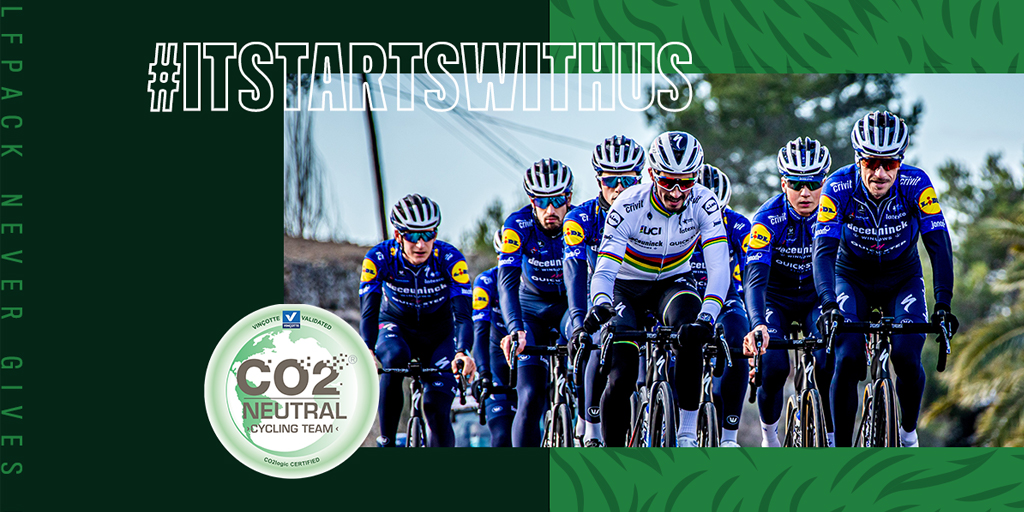 Deceuninck – QuickStep já compensou as emissões de carbono da época de 2020!