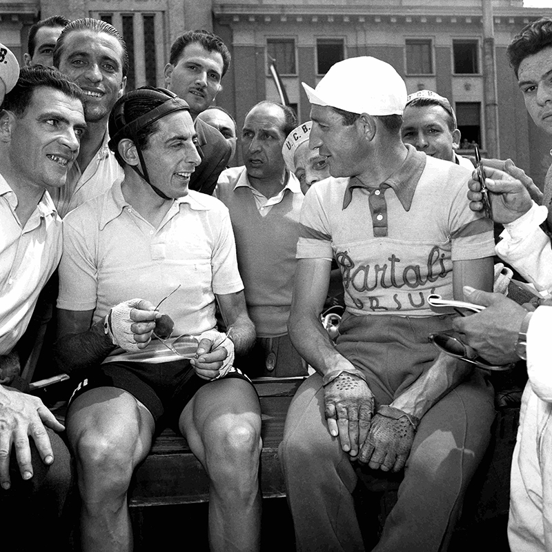 Coppi e Bartali, o confronto entre dois mundos!