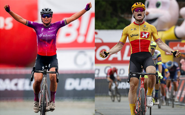 Chantal Blaak e Rasmus Tiller triunfam na Dwars door het Hageland!