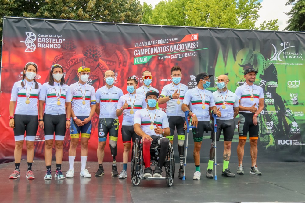 10 herois campeões nacionais de contrarrelógio em paraciclismo!