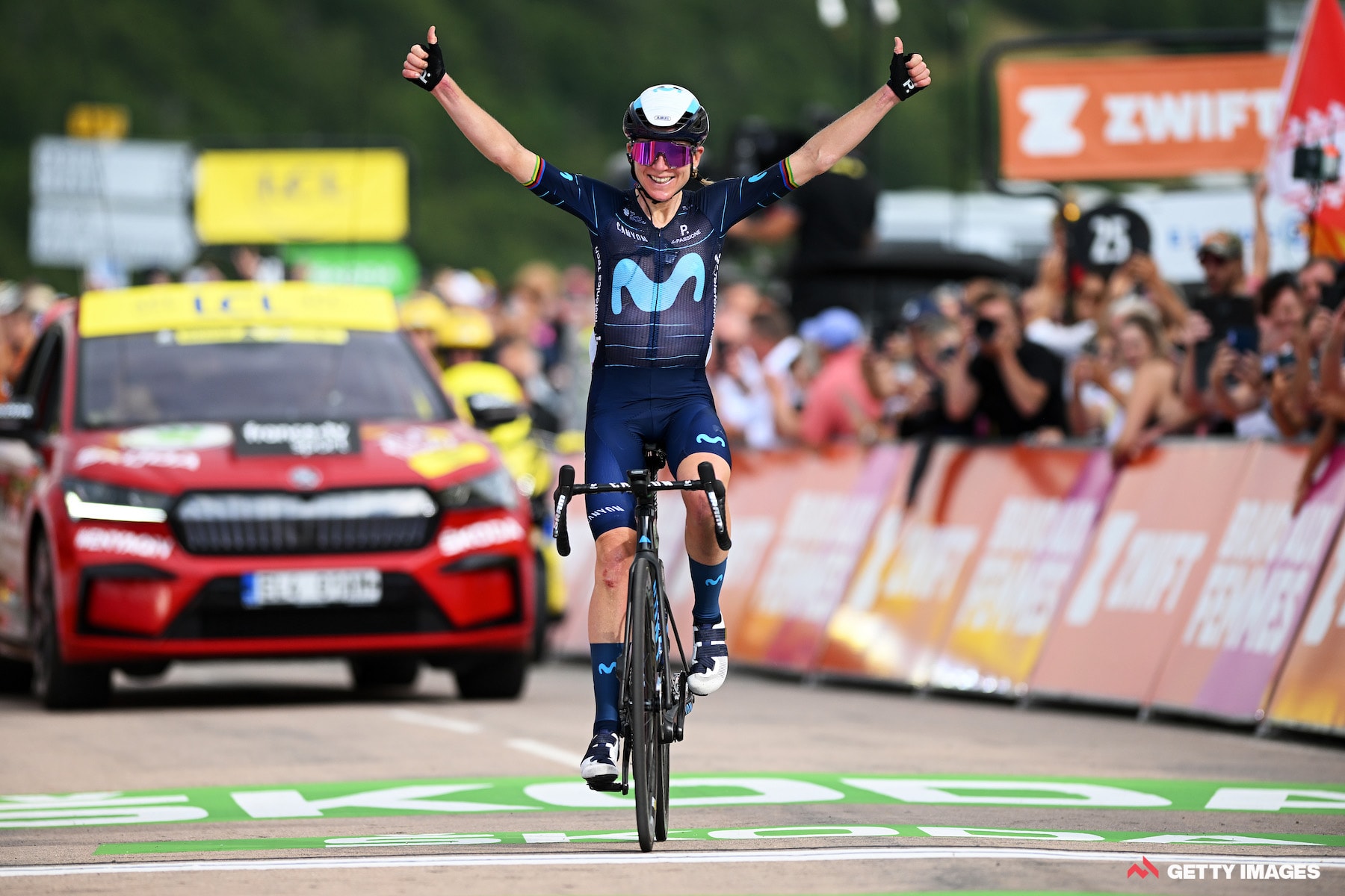 La Super Planche Des Belles Filles para terminar com a 1ª edição do Tour de France Femmes!