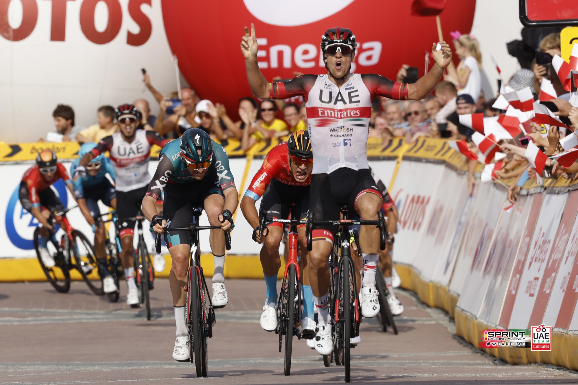 Ackermann de regresso às vitórias com Rui Oliveira de novo em fuga que quase vingou!