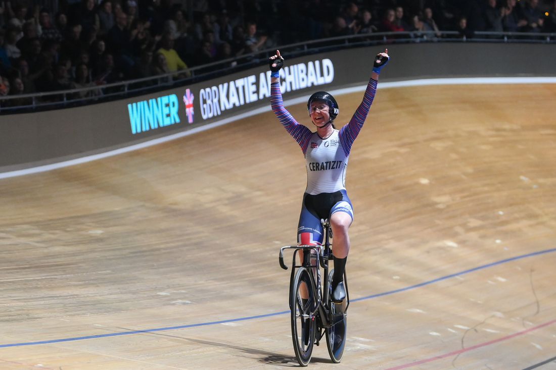Show de Katie Archibald em Berlim na segunda ronda de Track Champions League!