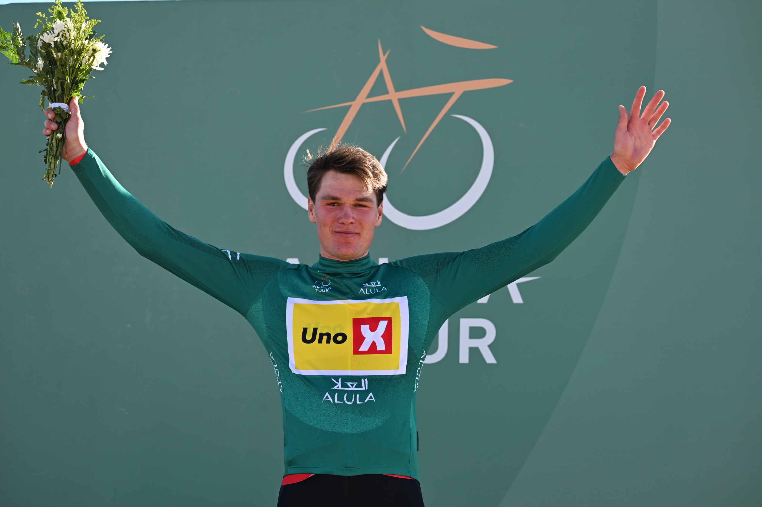 Søren Wærenskjold é o novo comandante da geral do AlUla Tour, com o mesmo tempo de Casper van Uden!
