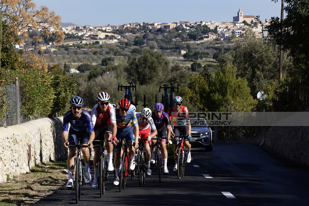 A fuga do dia no Trofeo Serra Tramuntana! (Foto: SprintCyclingAgency)