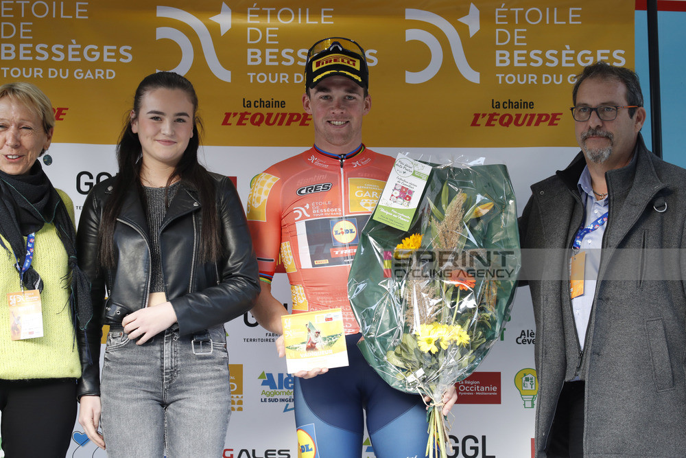 Mads Pedersen é o novo Camisola Laranja da Étoile de Bessèges (Foto: Alessandro Perrone / SprintCyclingAgency©2024)
