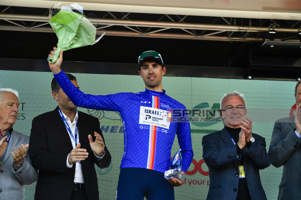 Ethan Vernon é o primeiro líder do Tour des Alpes-Maritimes (Foto: Tommaso Pelagalli/SprintCyclingAgency©2024)