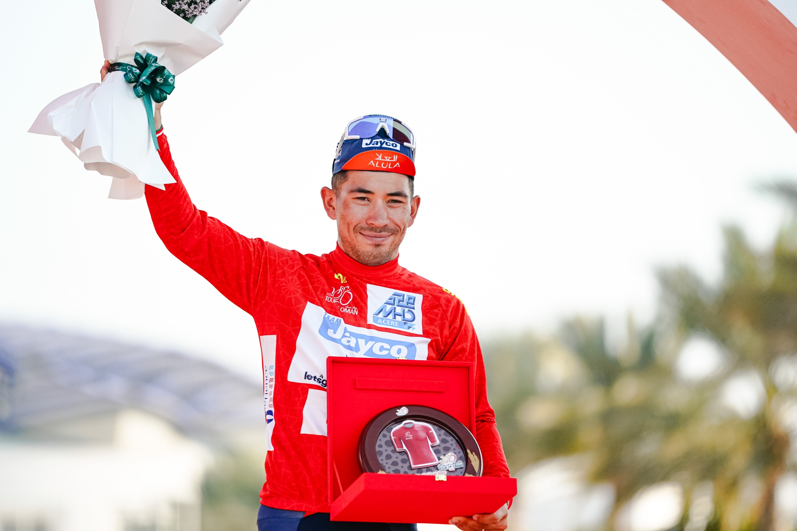 Caleb Ewan é o primeiro líder do Tour of Oman!