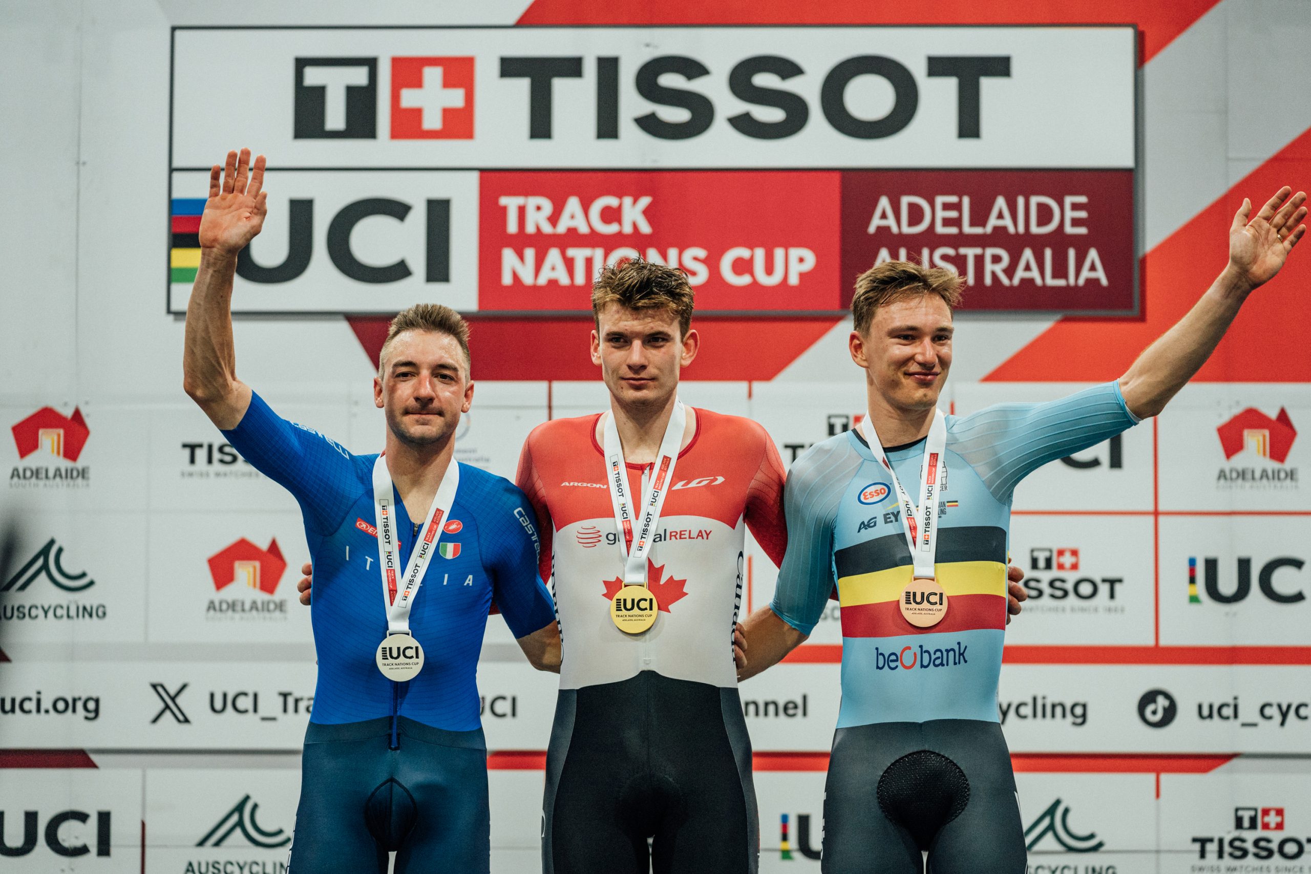 Dylan Bibic vence Omnium da Track Nations Cup de Adelaide! Diogo Narciso foi 18º!