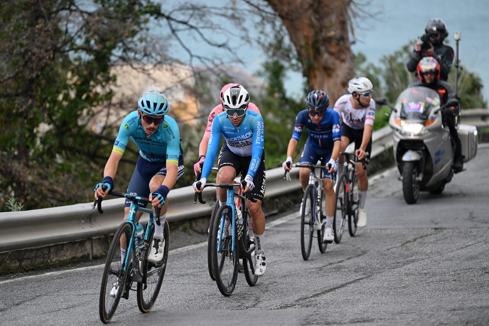 Scaroni, Vendrame, Rafferty, Martinez e Christen deram espetáculo no Trofeo Laigueglia (Foto: Getty Images)