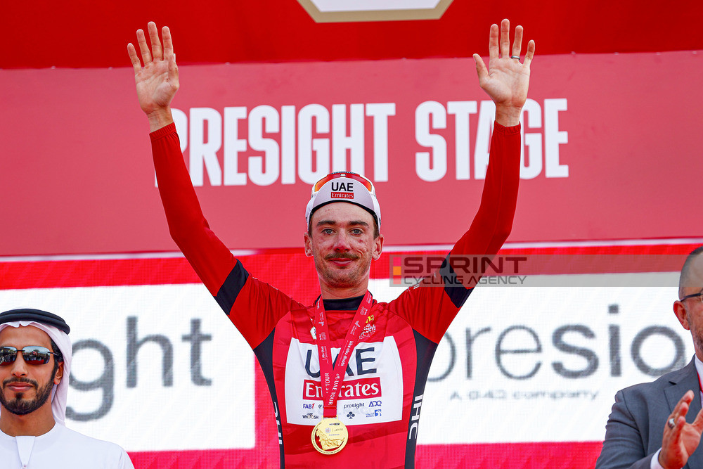 Brandon McNulty é o novo camisola vermelha do UAE Tour
