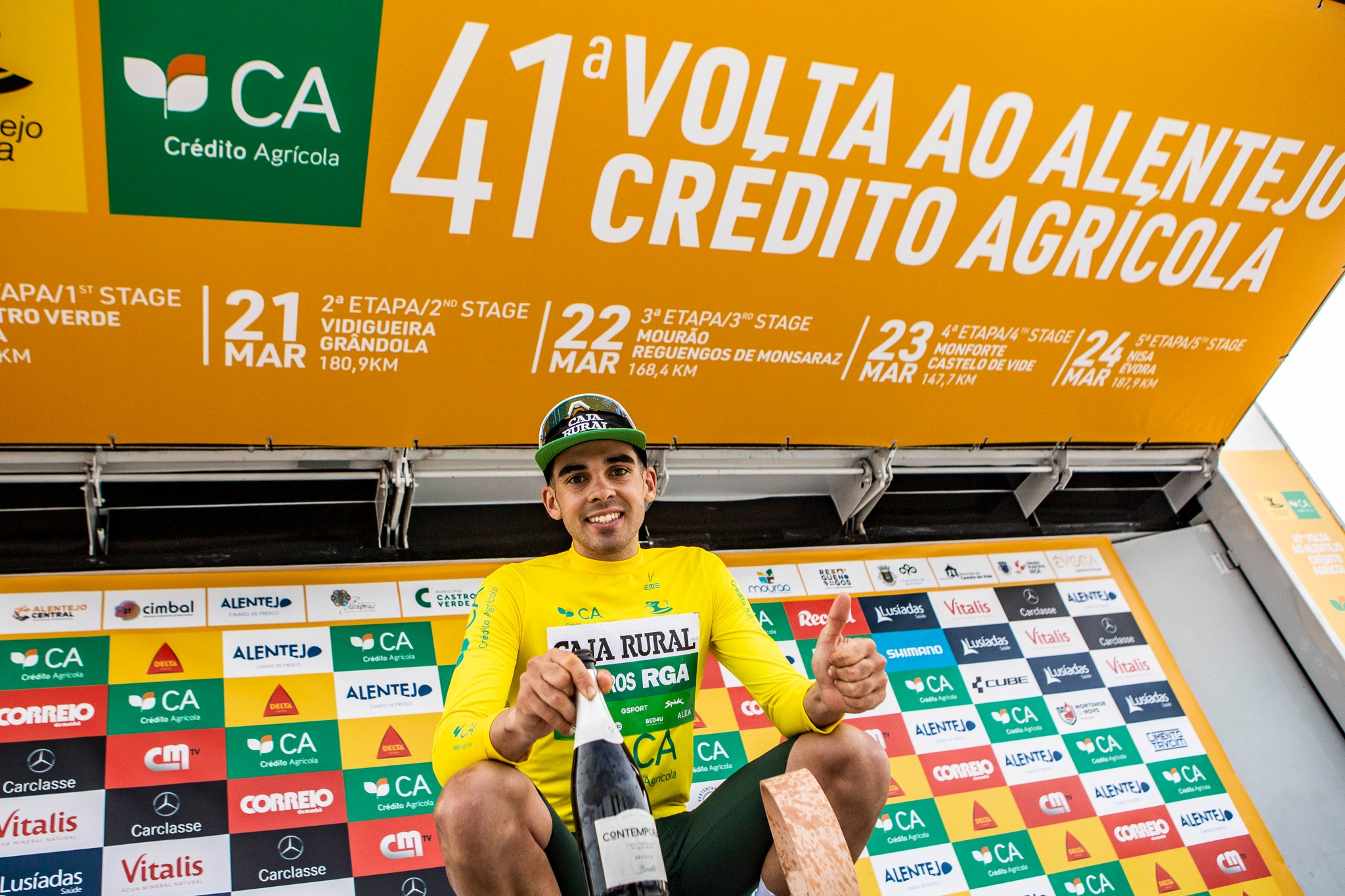 Thomas Silva segue o camisola amarela da Volta ao Alentejo