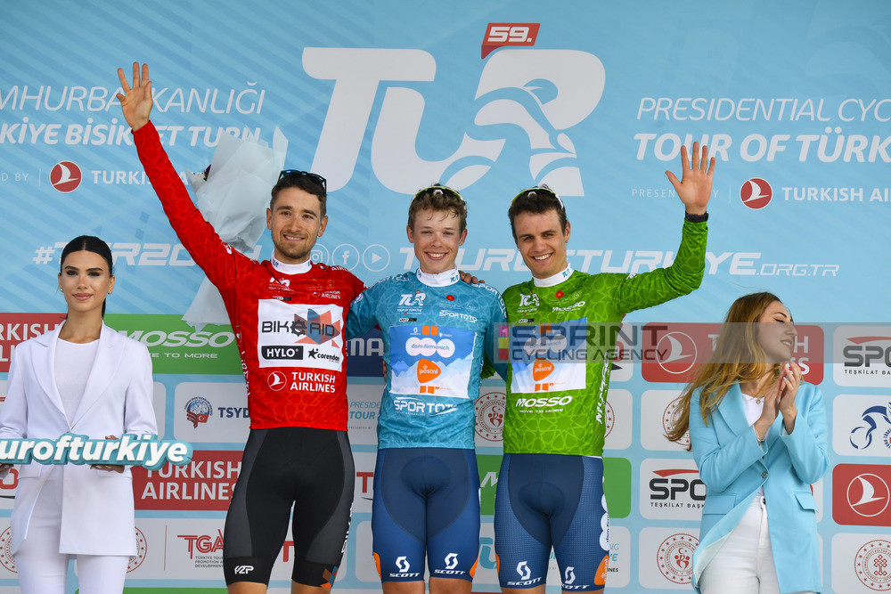 Os líderes das classificações do Tour of Turkiye (Foto: Tommaso Pelagalli/SprintCyclingAgency©2024)