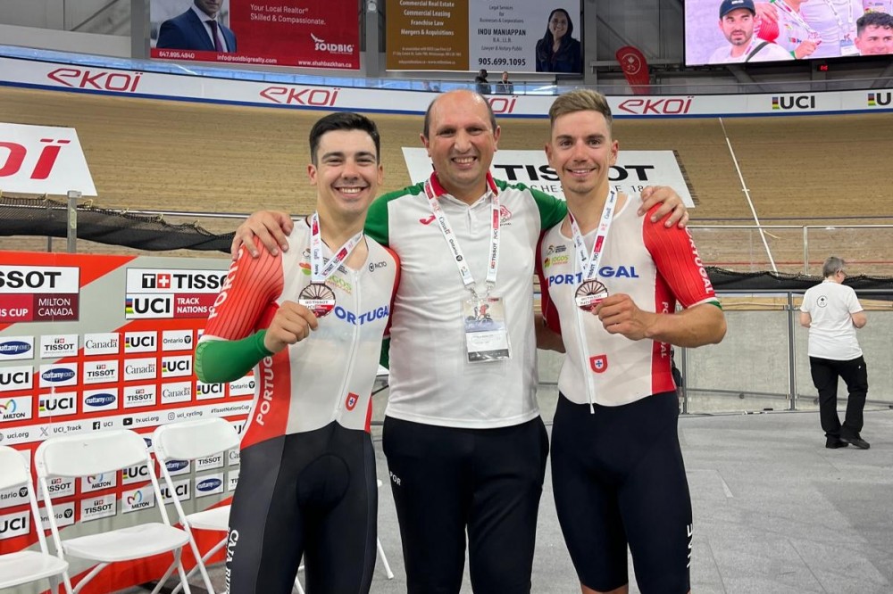 Bronze para Iúri Leitão e Ivo Oliveira no último dia da Track Nations Cup em Milton!