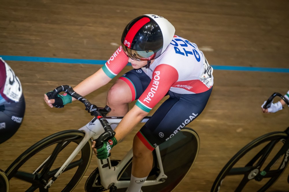 Maria Martins é 9ª na Eliminação no 1º dia da Track Nations Cup em Milton!