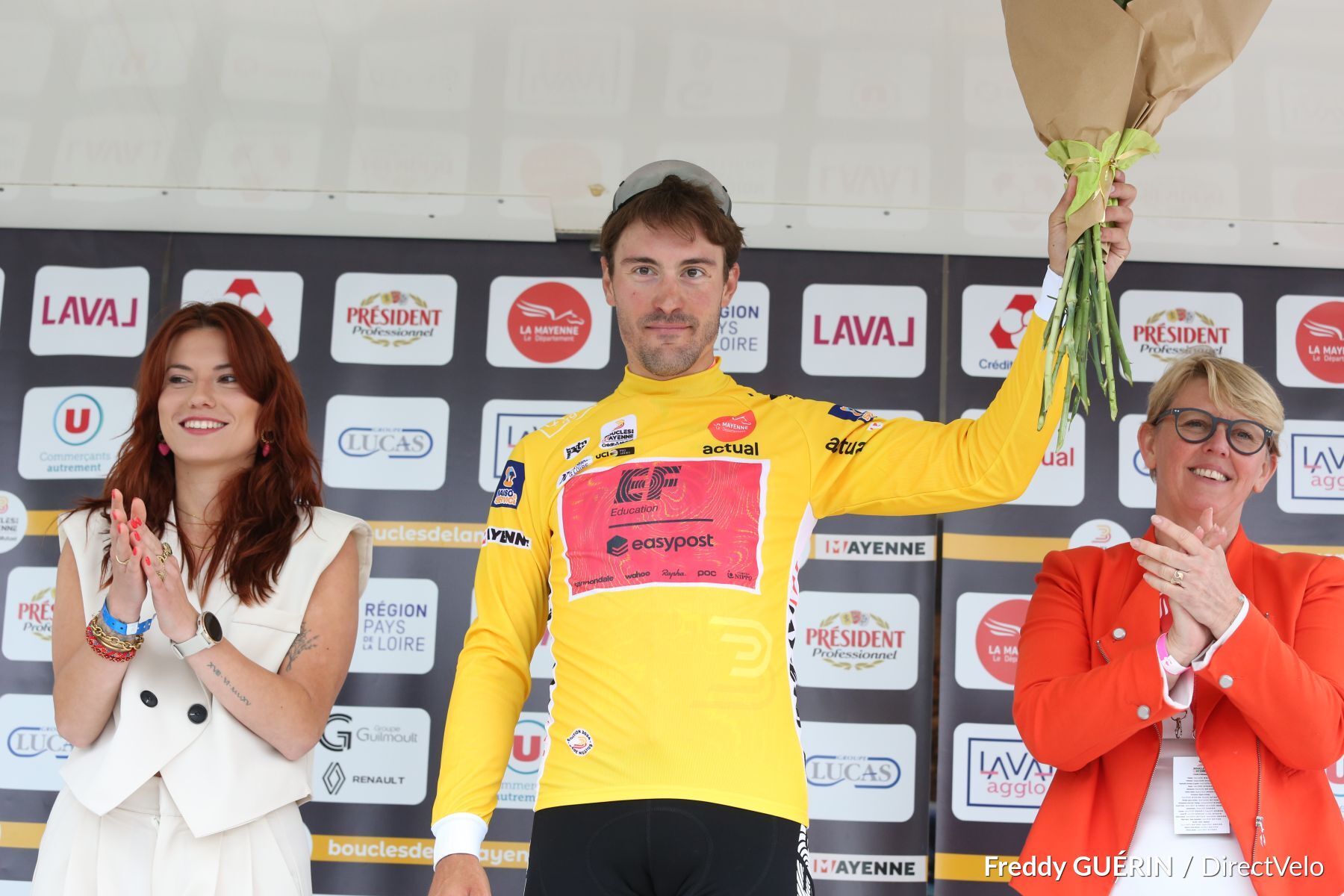 Alberto Bettiol é o novo camisola amarela da Boucles de la Mayenne