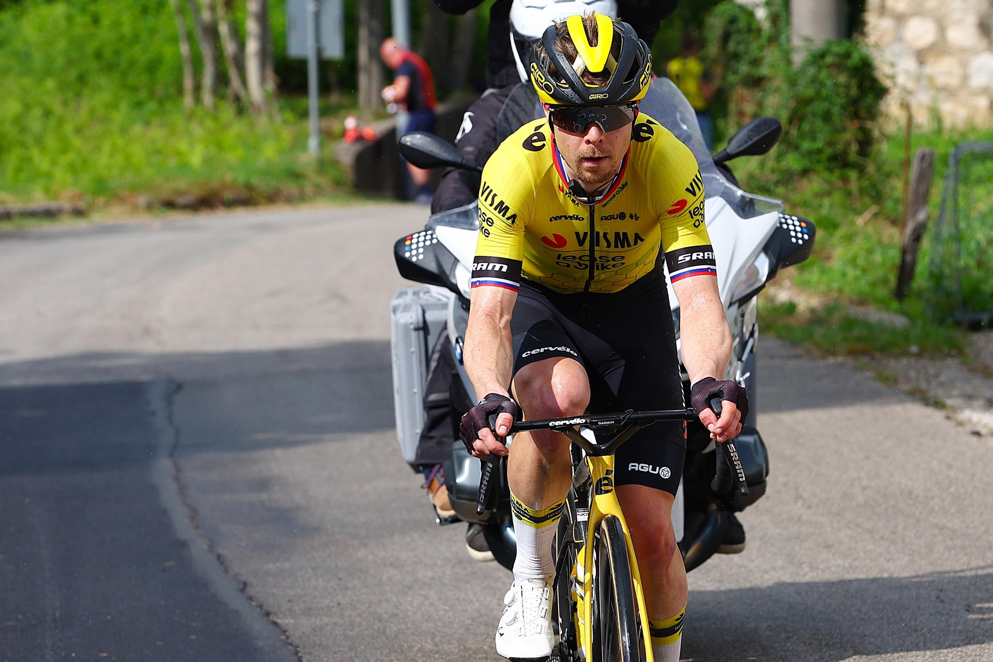Jan Tratnik foi uma das figuras da etapa 10 do Giro d'Italia (Foto: Cor Vos)