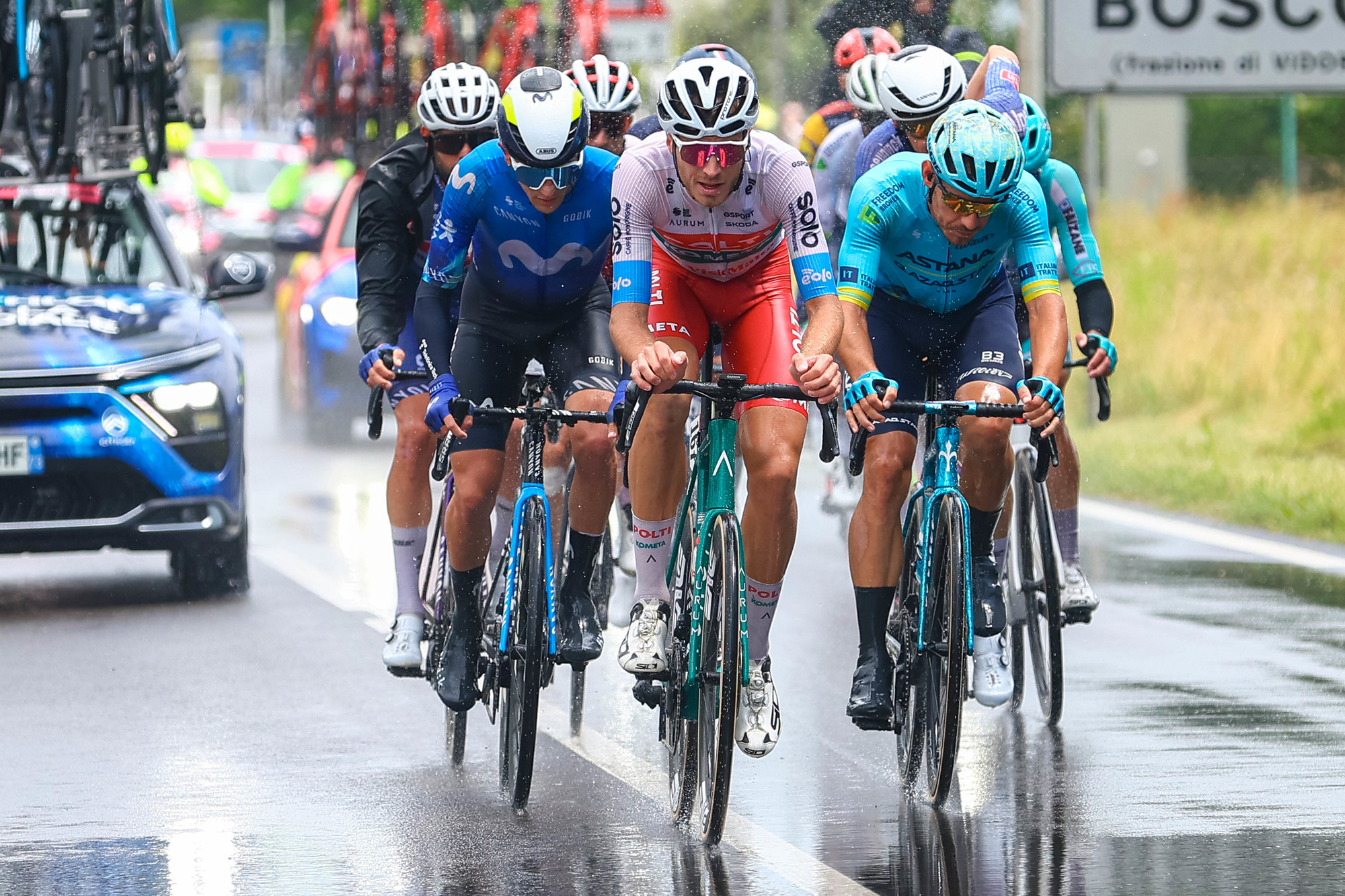 A fuga da etapa 20 do Giro d'Italia (Foto: Sprint Cycling Agency)