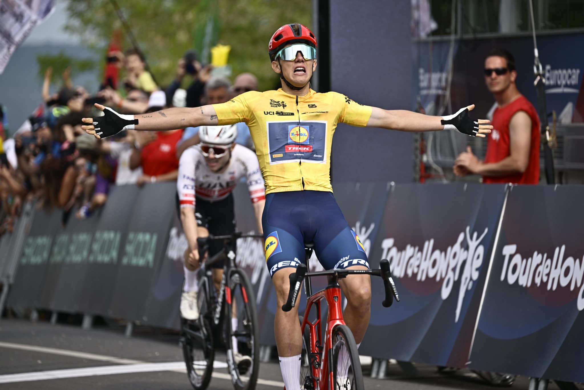 Thibau Nys bisa na etapa 4 e é mais líder do Tour de Hongrie!