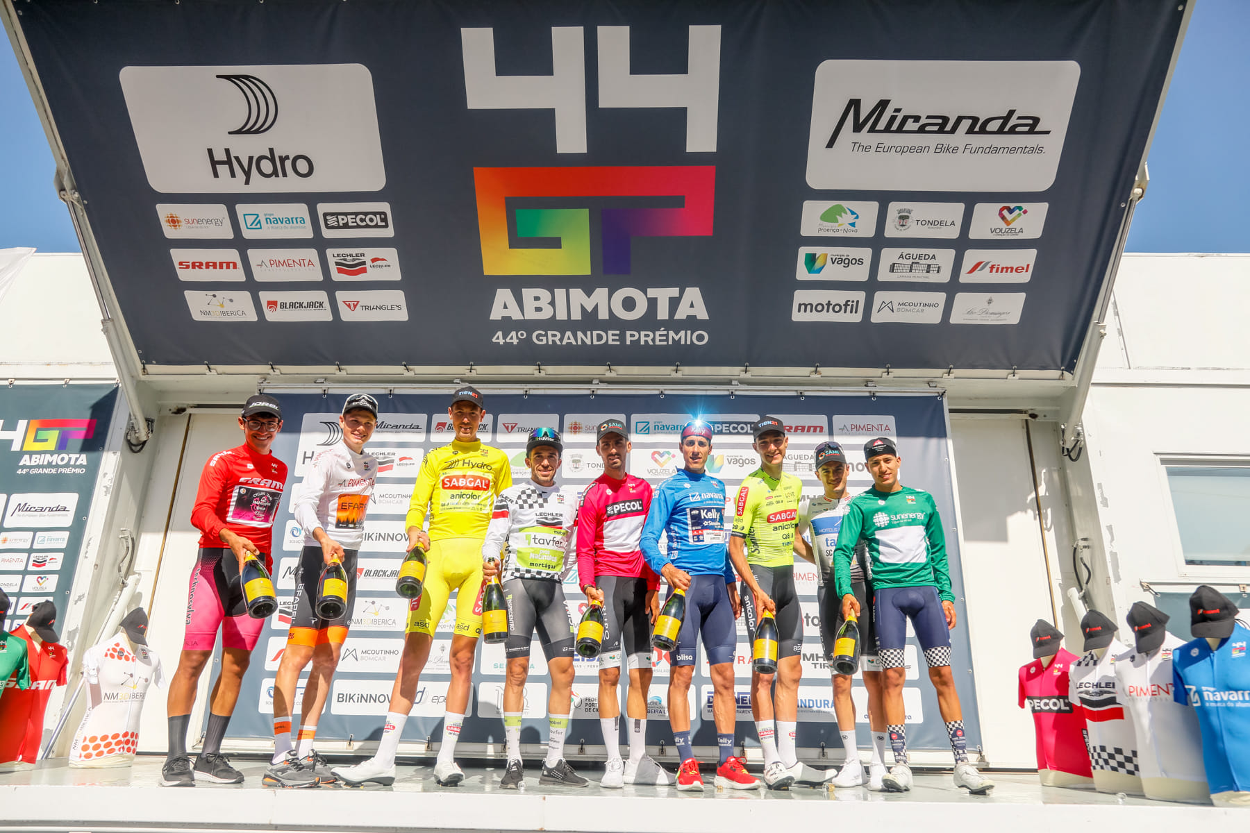 Os vencedores das classificações do GP Abimota