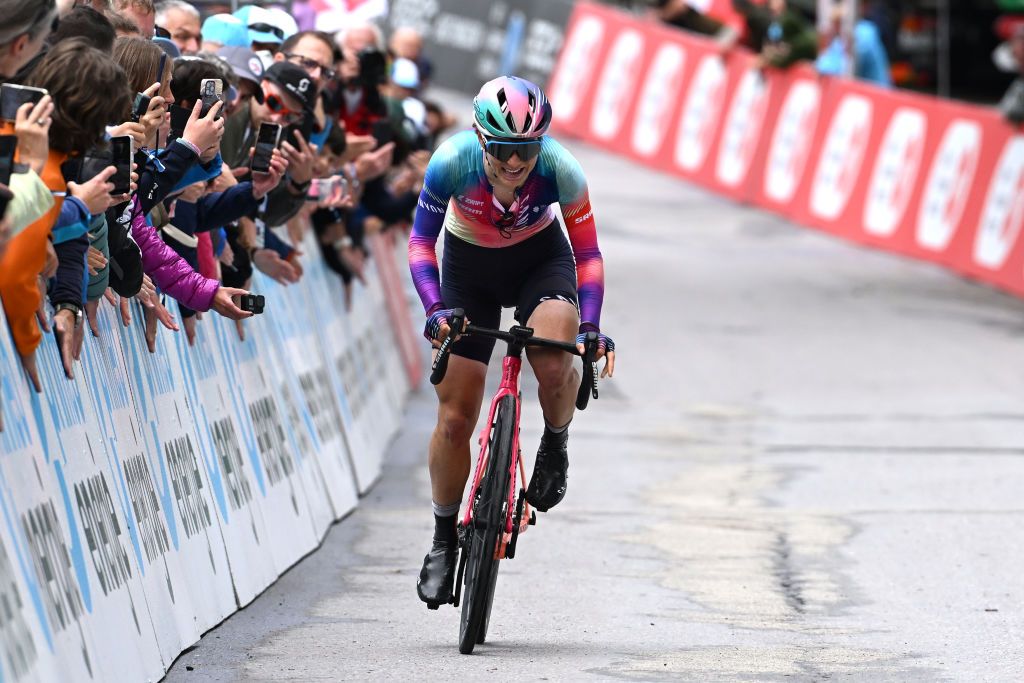 Elise Chabbey fez uma grande exibição em fuga na etapa 1 do Tour de Suisse