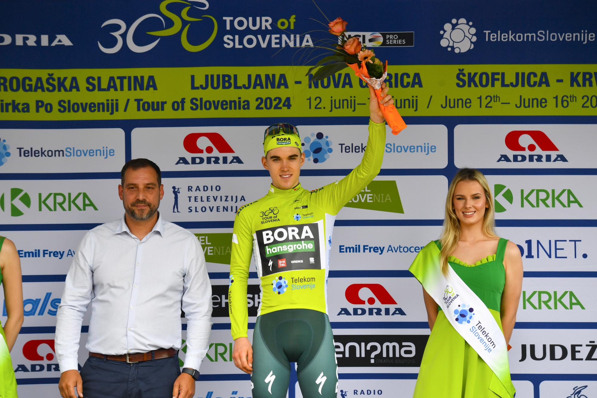 Giovanni Aleotti é o novo camisola verde do Tour of Slovenia!