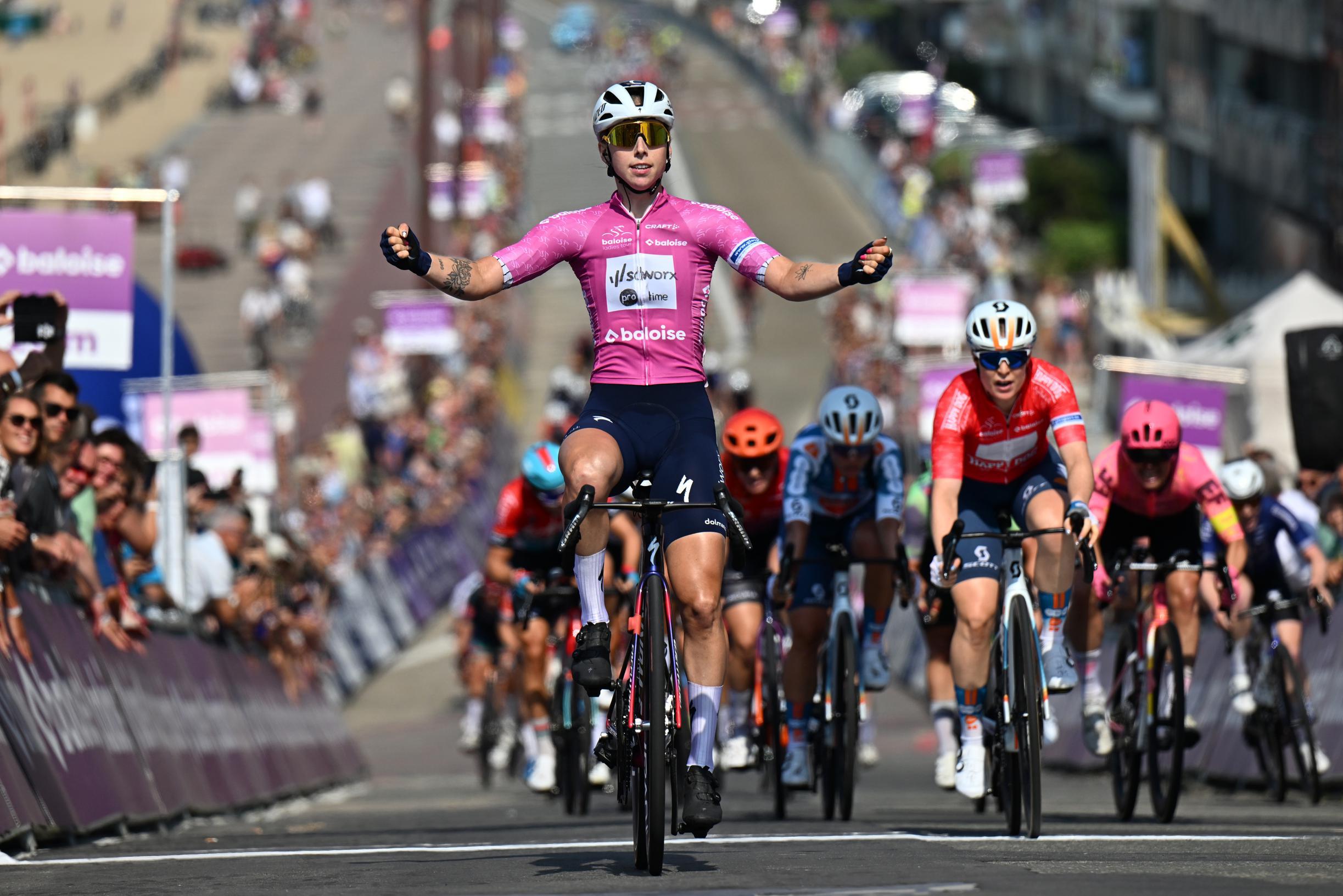 Rainha dos Sprints bisa na etapa 1 do Baloise Ladies Tour!