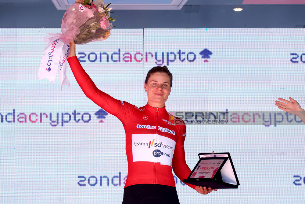 Lotte Kopecky venceu a classificação por pontos (Foto: Alessandro Perrone/SprintCyclingAgency©2024)