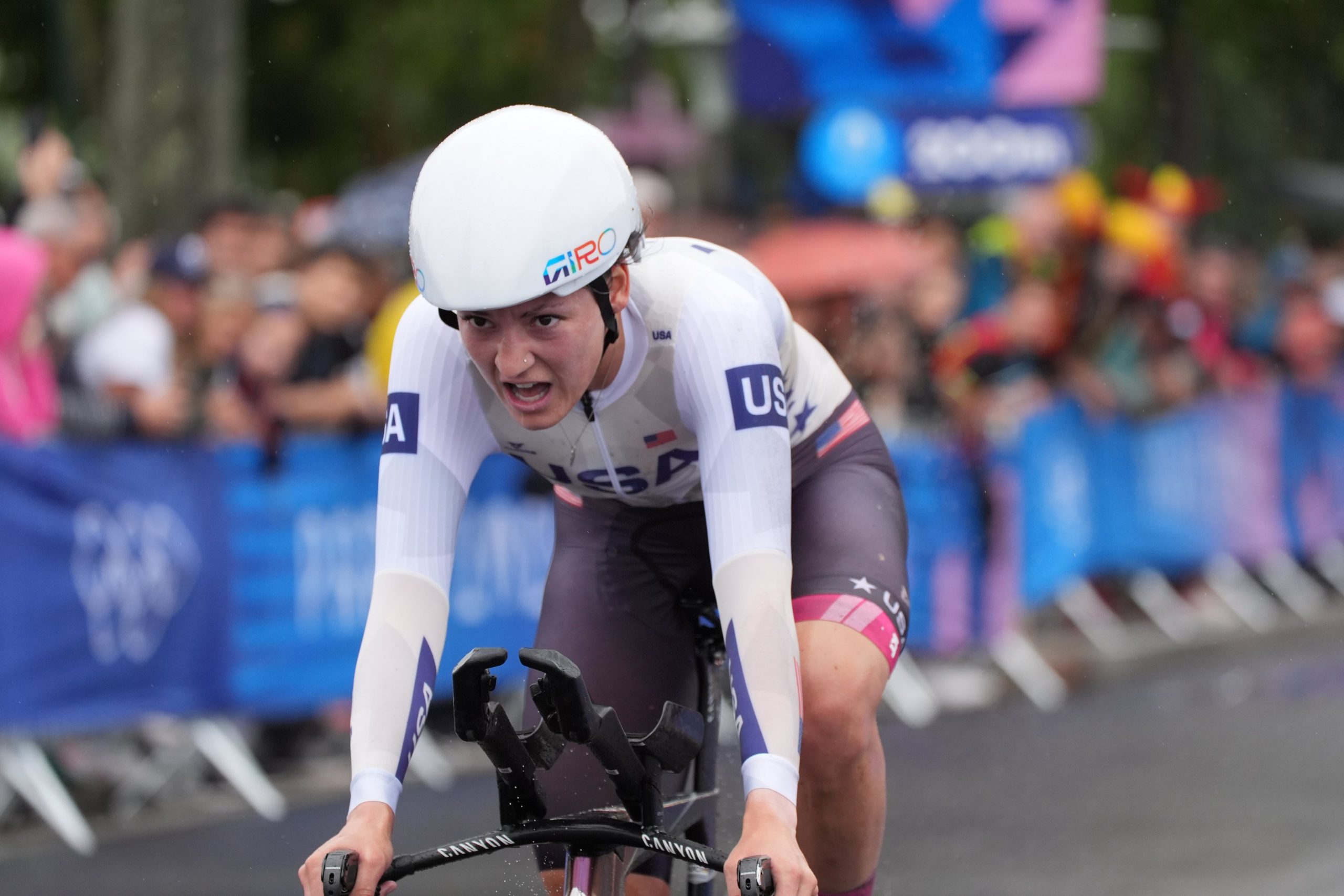 Mesmo com uma queda, Chloé Dygert conquistou uma medalha Olímpica (Foto: UCI)