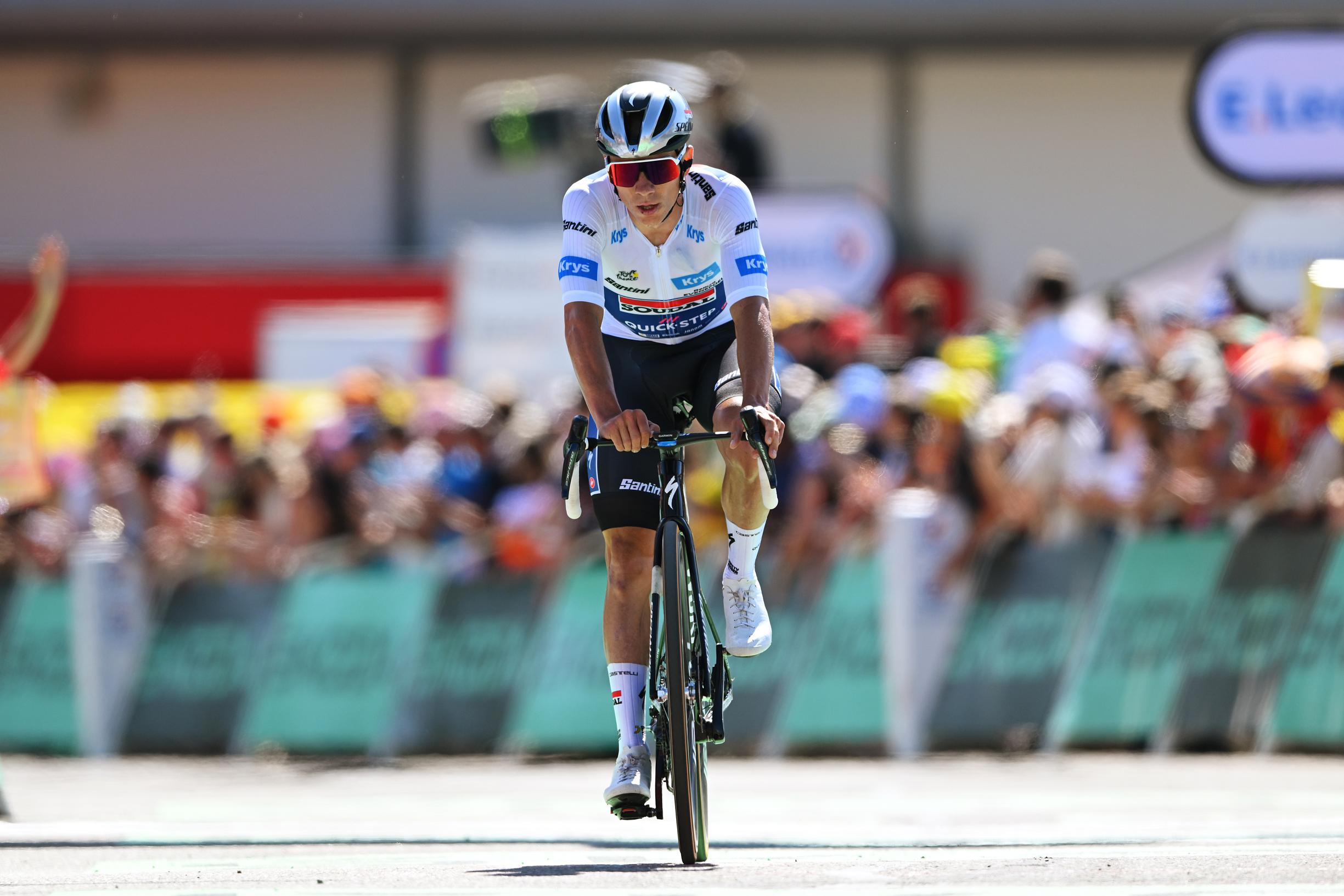 Remco Evenepoel mostrou-se no seu melhor na etapa 17 do Tour de France (Foto: Getty Images)
