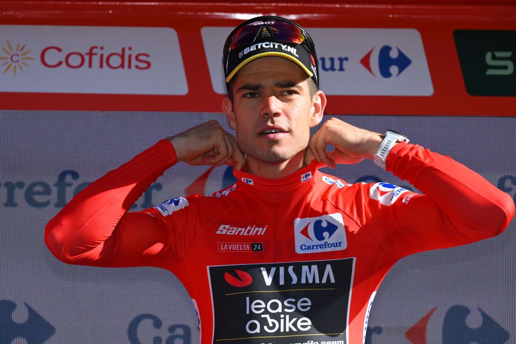 Wout Van Aert é o novo camisola vermelha da La Vuelta a España (Foto: Getty Images)