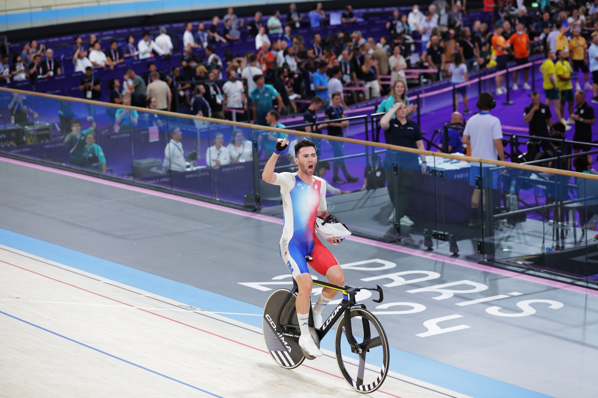 Benjamin Thomas levou os franceses ao rubro ao vencer o Omnium masculino