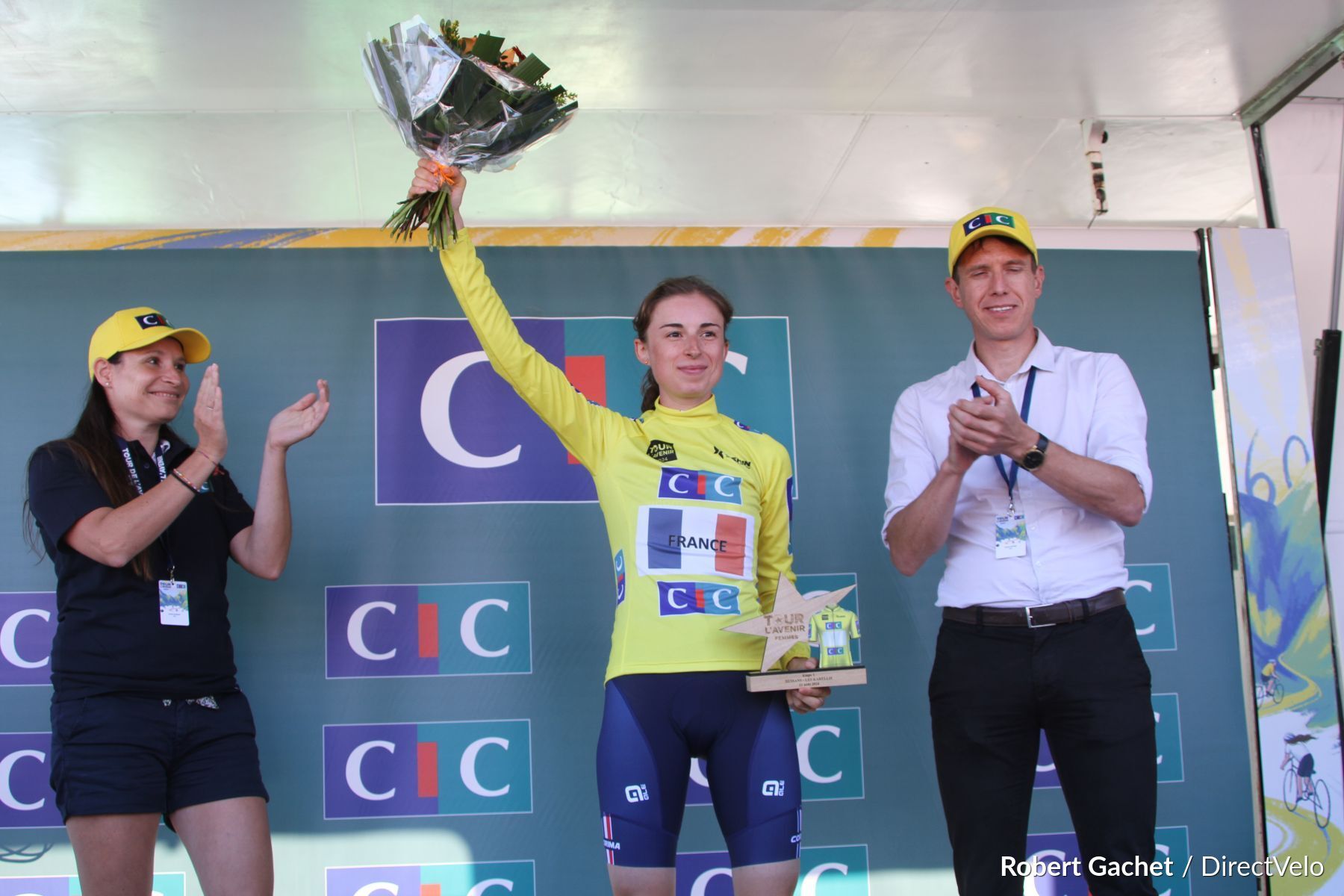 Marion Bunel é a nova camisola amarela do Tour de l'Avenir Femmes