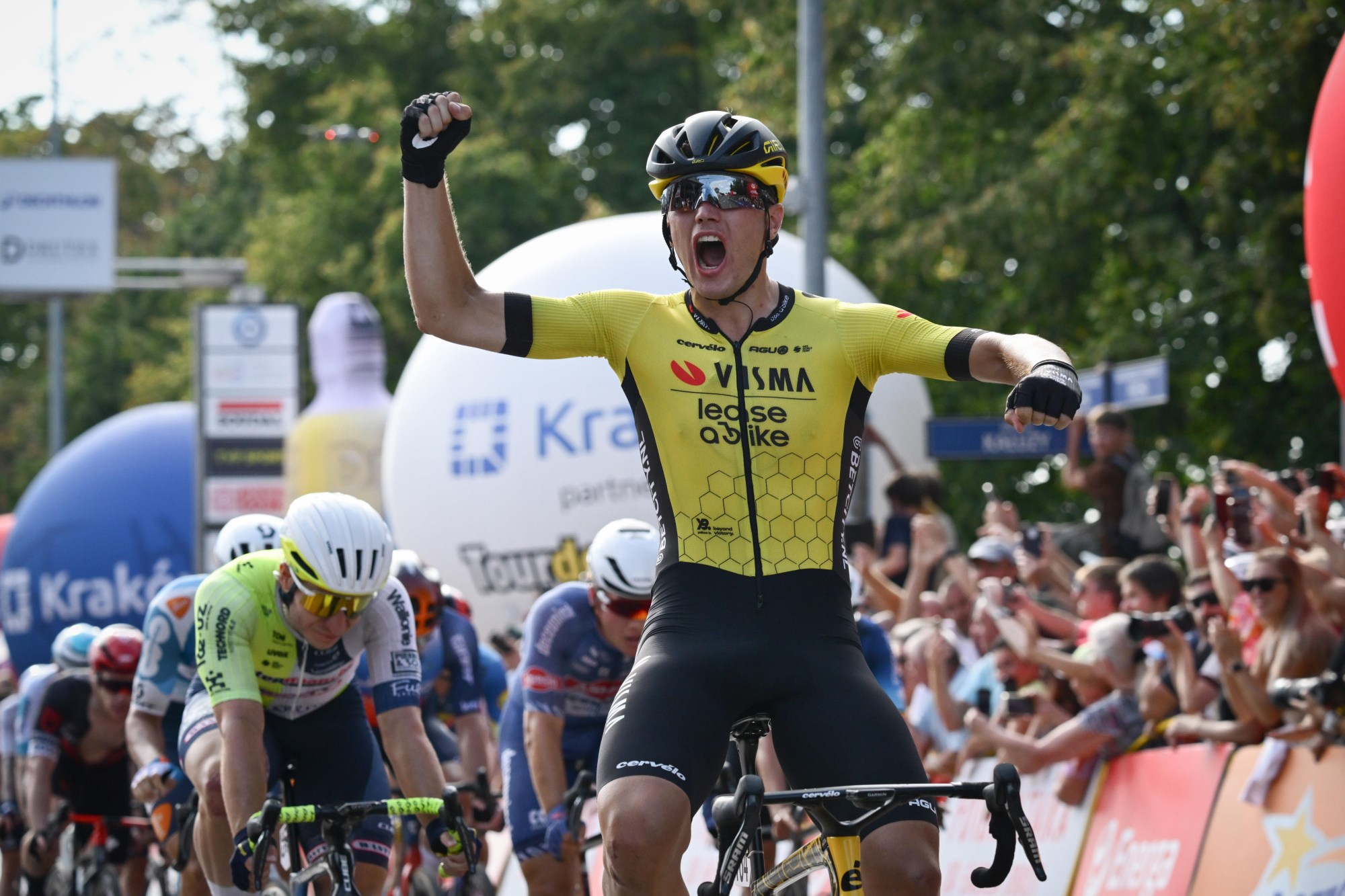 Olav Kooij bisa na consagração de Jonas Vingegaard como vencedor do Tour de Pologne!