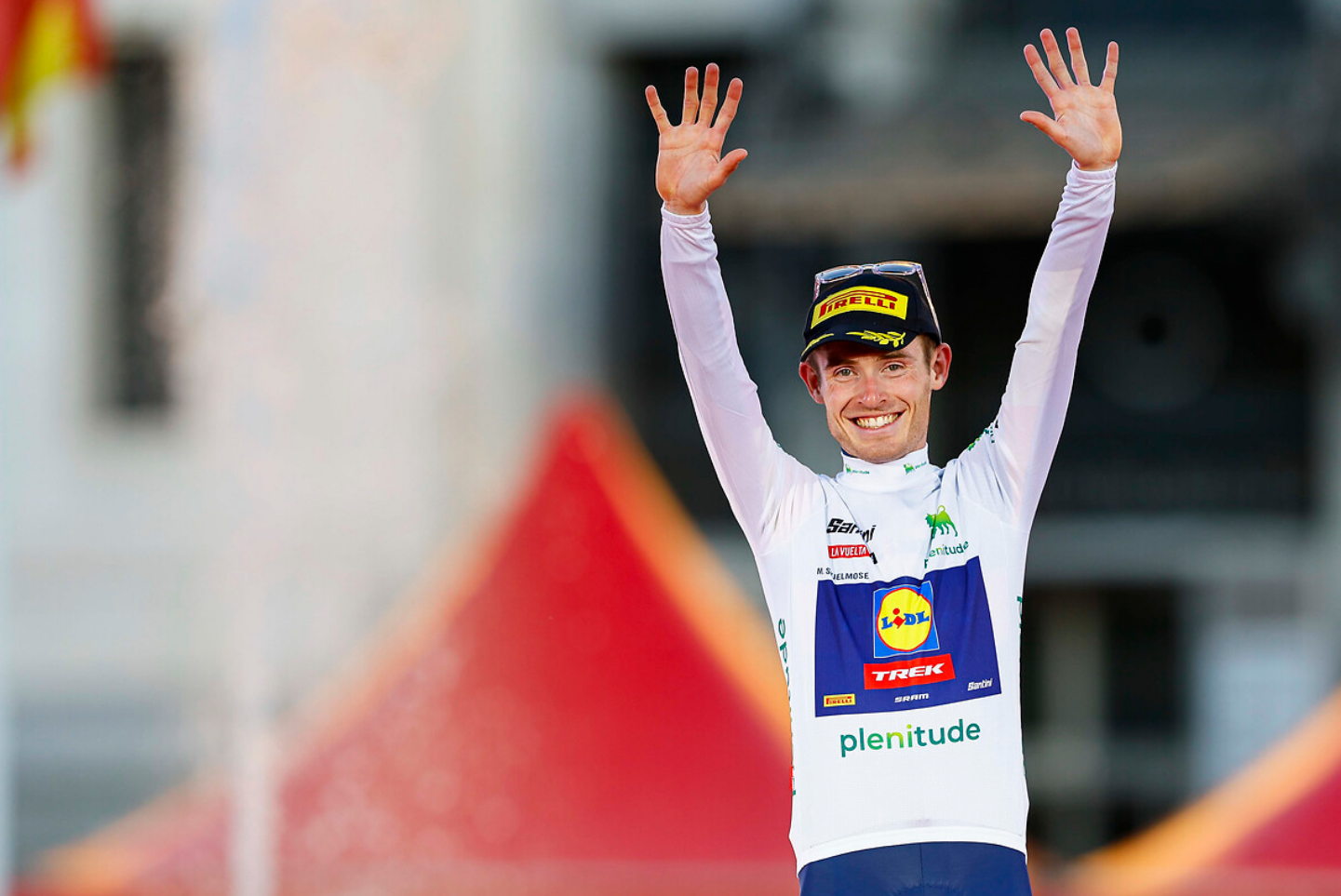 Mattias Skjelmose foi o melhor jovem da La Vuelta (Foto: Sprint Cycling Agency)