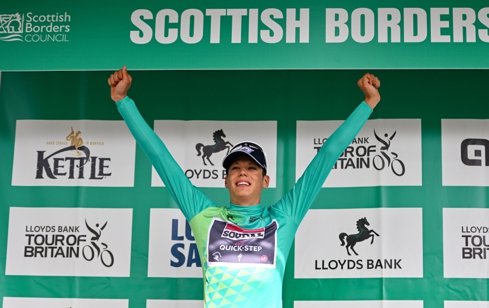 Paul Magnier é o primeiro líder do Tour of Britain (Foto: Tour of Britain)