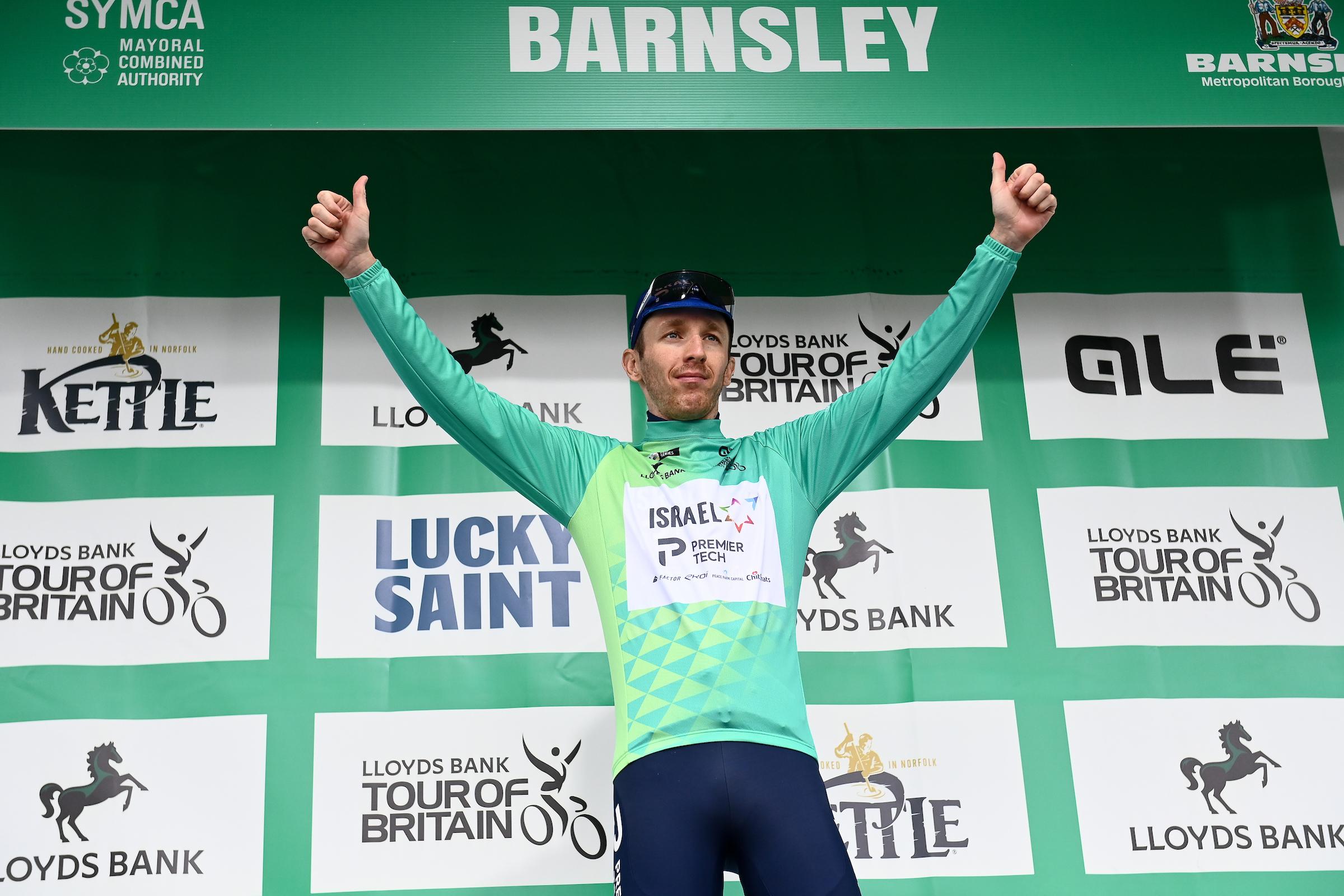 Stephen Williams segue líder do Tour of Britain (Foto: Tour of Britain)