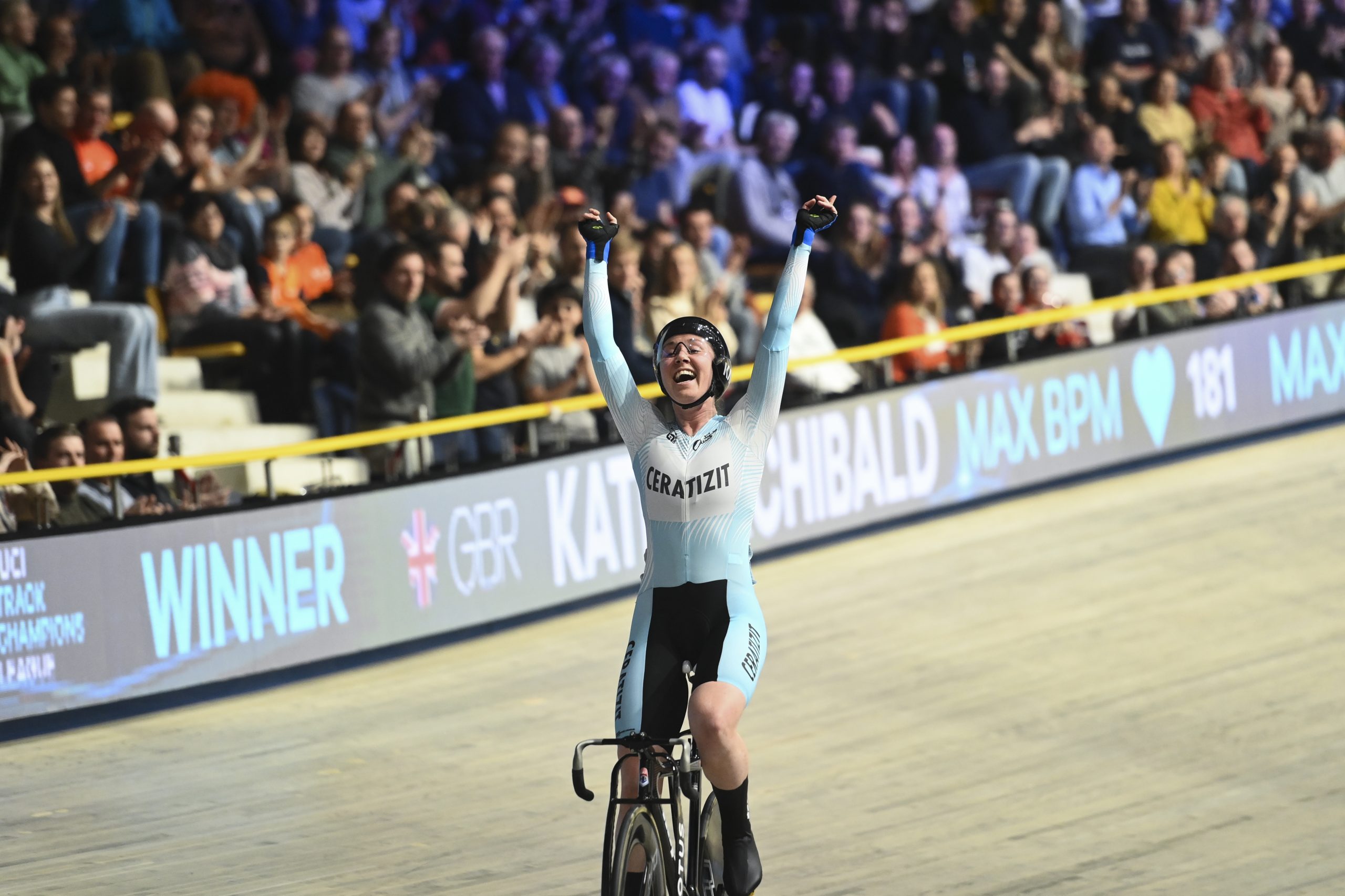 A "Rainha do Endurance" regressou às vitórias na Eliminação da terceira ronda da Track Champions League