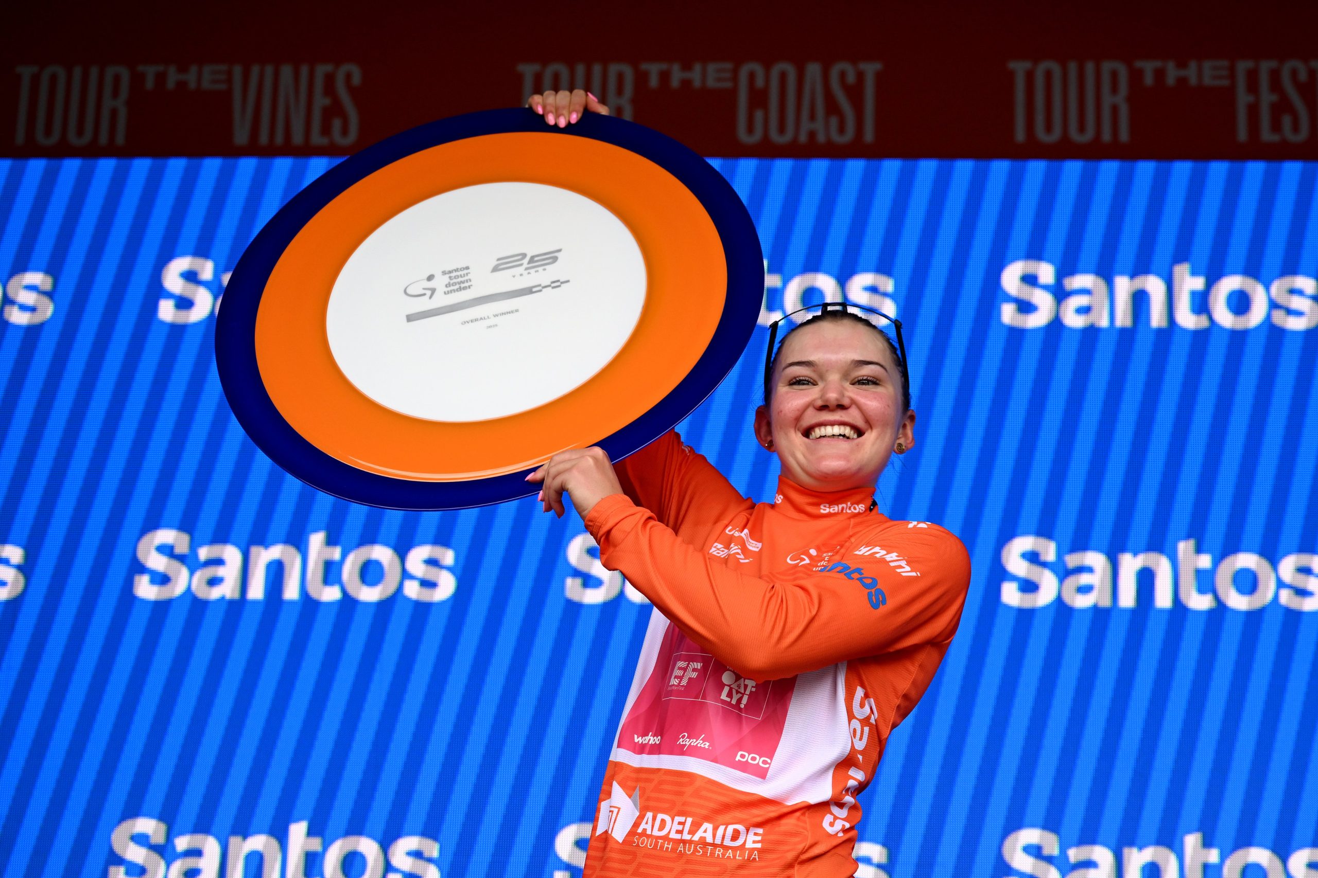 Noemi Ruegg é a grande vencedora do Tour Down Under Women! (Foto: Getty Images)