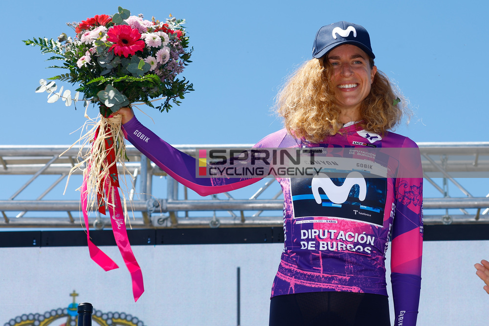 Marlen Reusser é a nova camisola roxa da Vuelta a Burgos Feminas (Foto: Rafa Gomez/SprintCyclingAgency©2025)