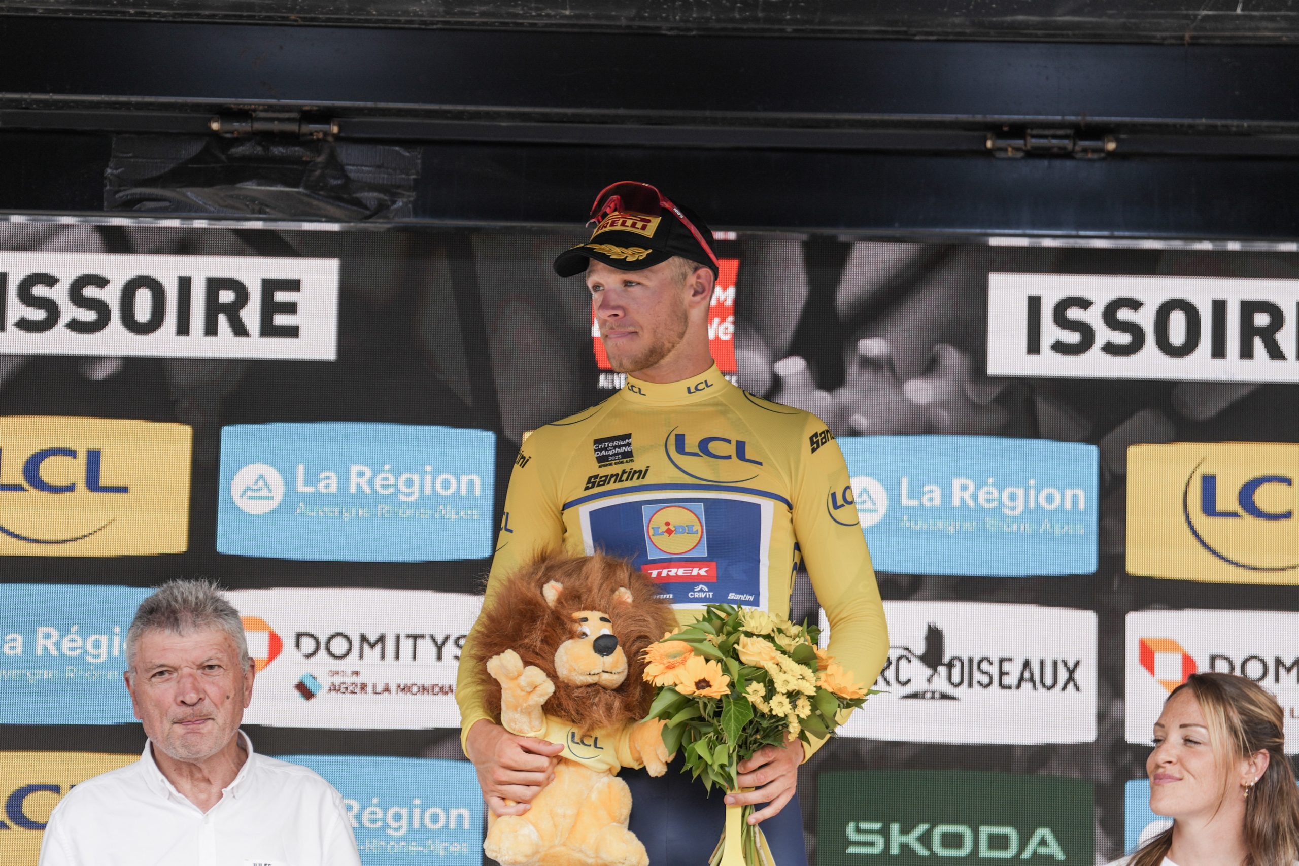 Jonathan Milan é o novo camisola amarela do Critérium du Dauphiné (Foto: ASO)