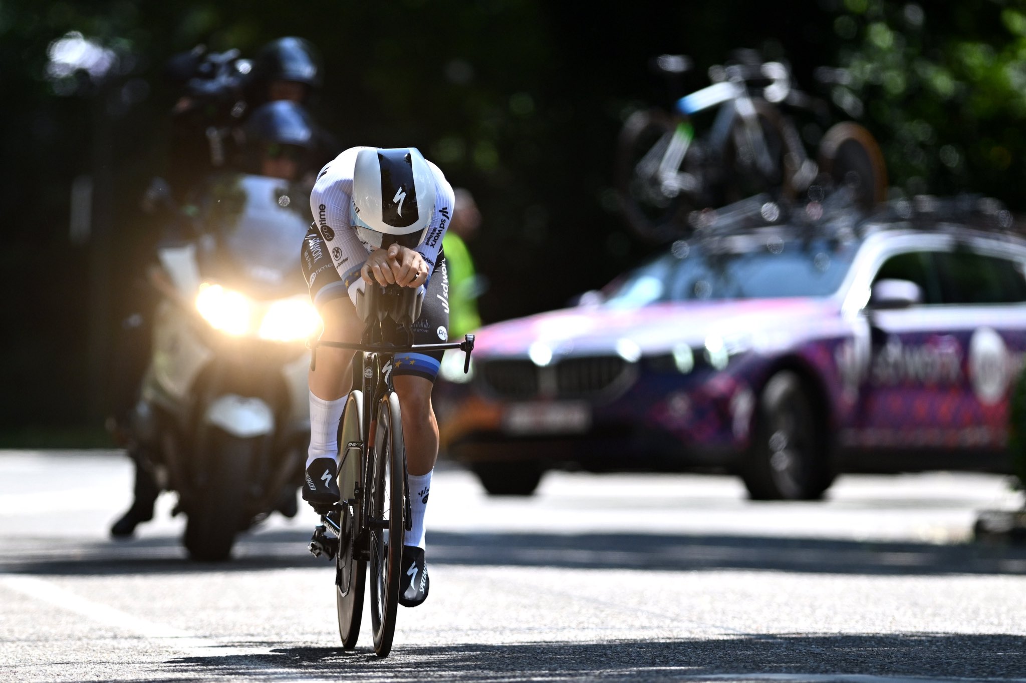 Lotte Kopecky é pela 7ª vez consecutiva Campeã Nacional da Bélgica de contrarrelógio (Foto: Getty Images)
