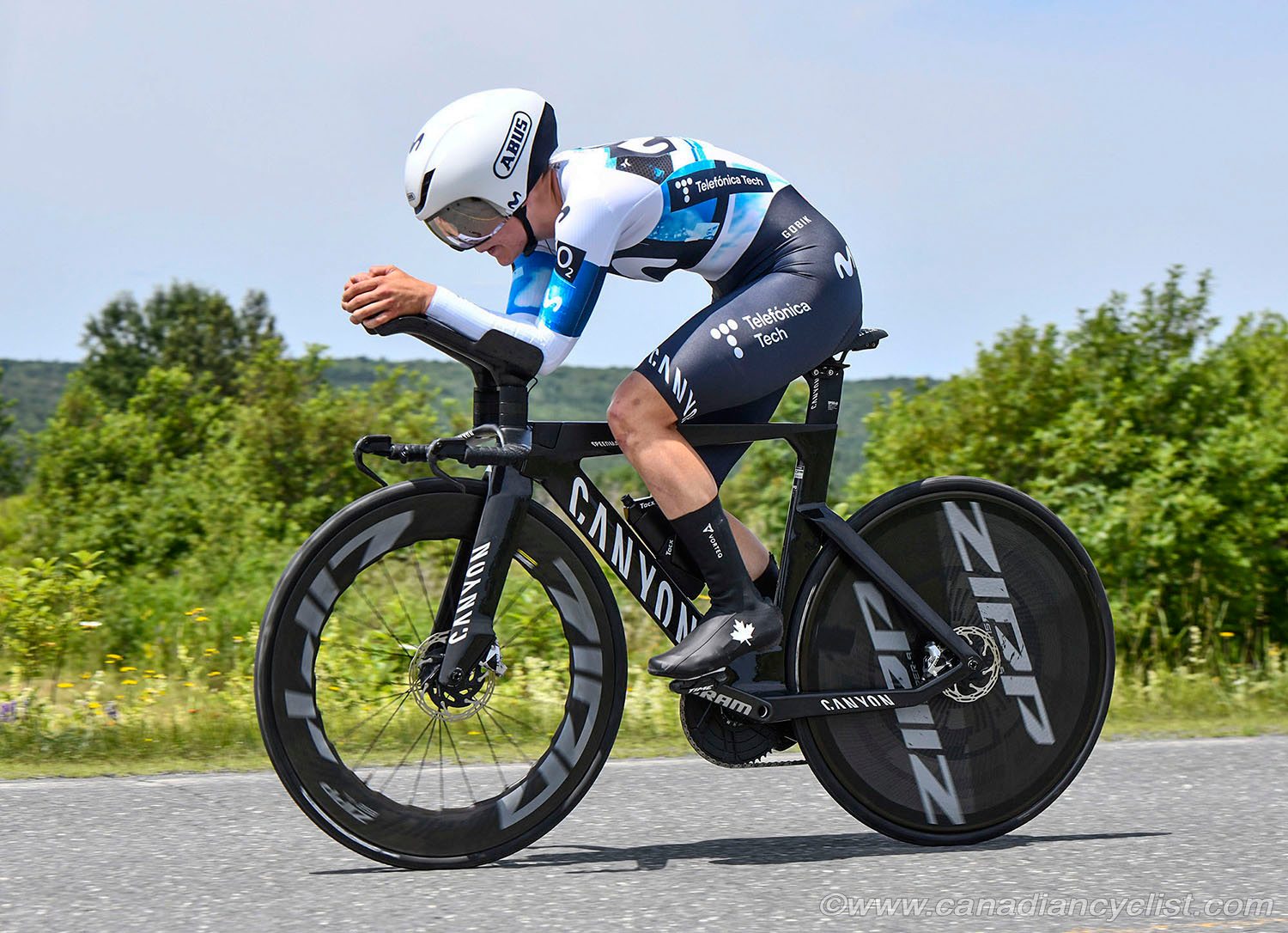 Olivia Baril venceu pela primeira vez os Campeonatos Nacionais de contrarrelógio do Canadá (Foto: Canadian Cyclist)
