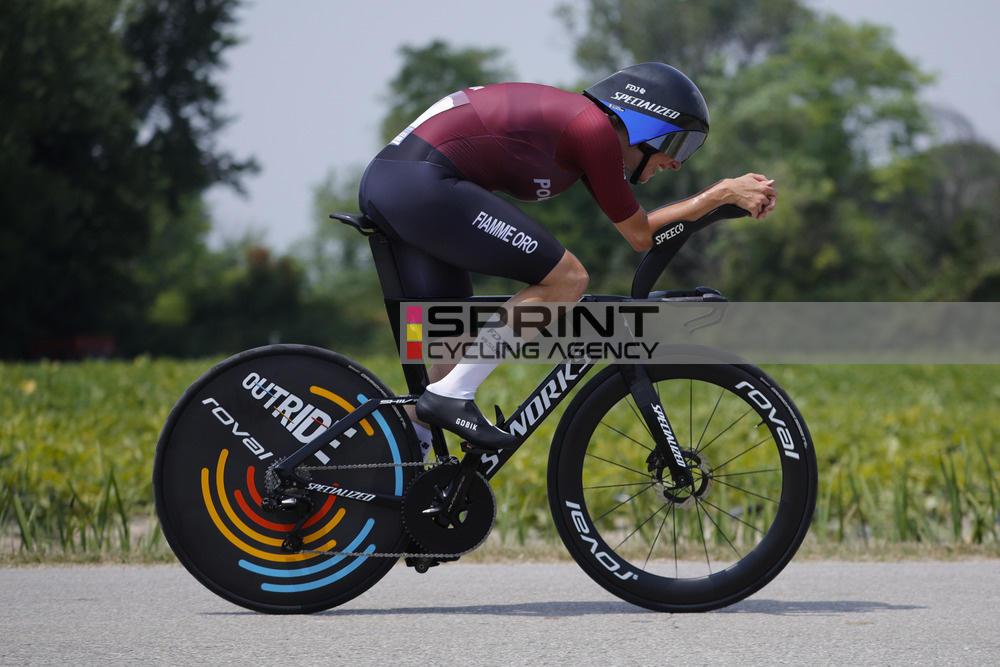 Vittoria Guazzini venceu pela 2ª vez os Campeonatos Nacionais de contrarrelógio em elites (Foto: SprintCyclingAgency)