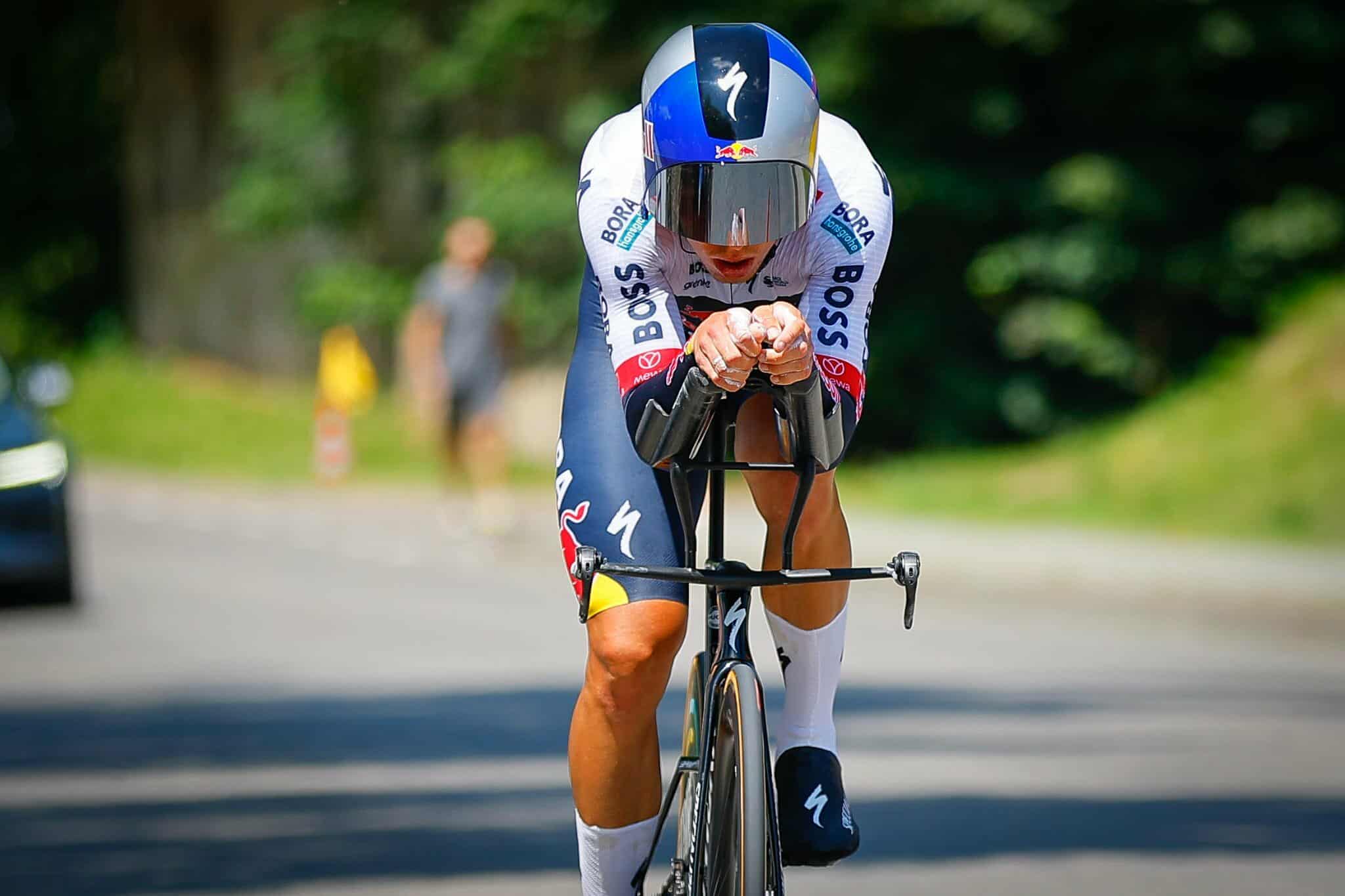 Filip Maciejuk revalidou o Título Nacional de contrarrelógio da Polónia em elites (Foto: : Dariusz Krzywański)