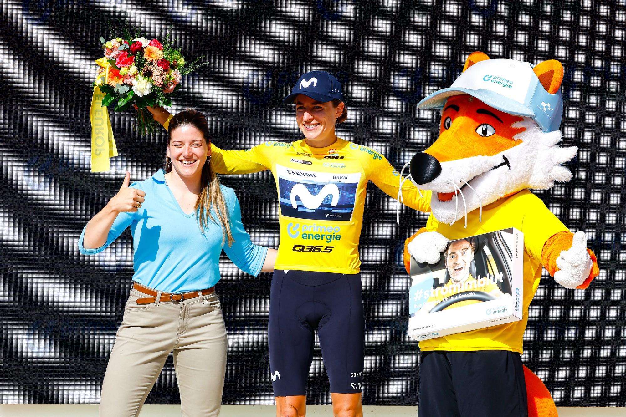 Marlen Reusser é a primeira camisola amarela do Tour de Suisse Women (Foto: SprintCyclingAgency)