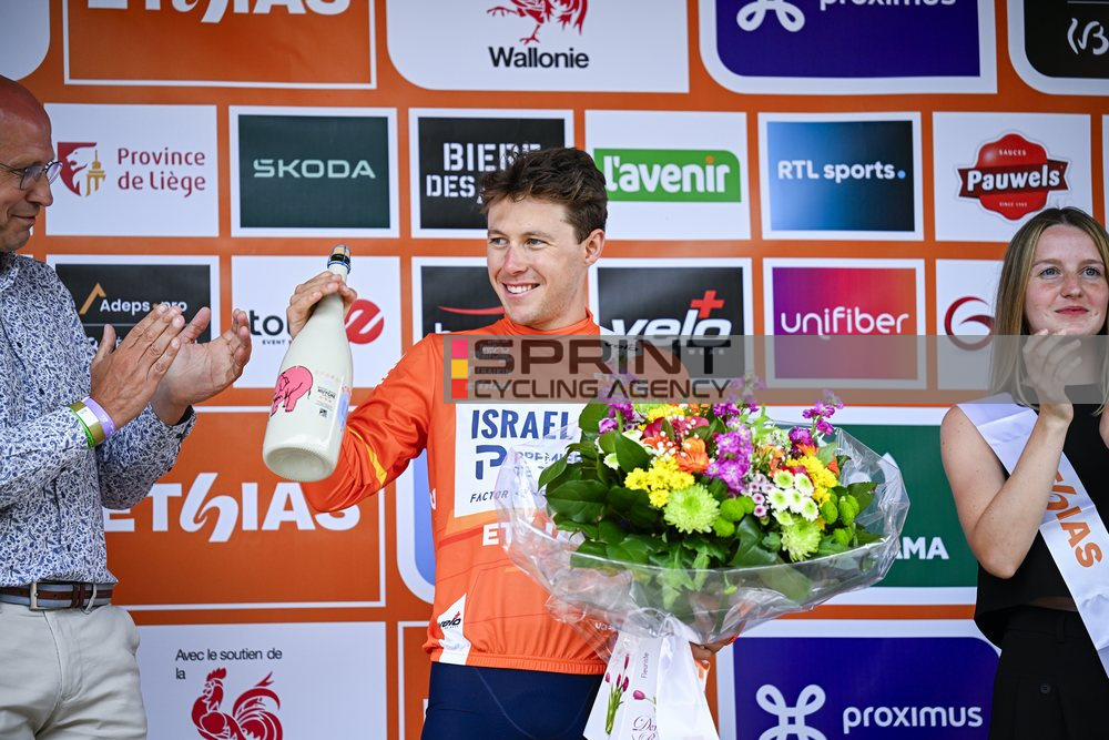 Corbin Strong é o primeiro camisola laranja do Tour de Wallonie