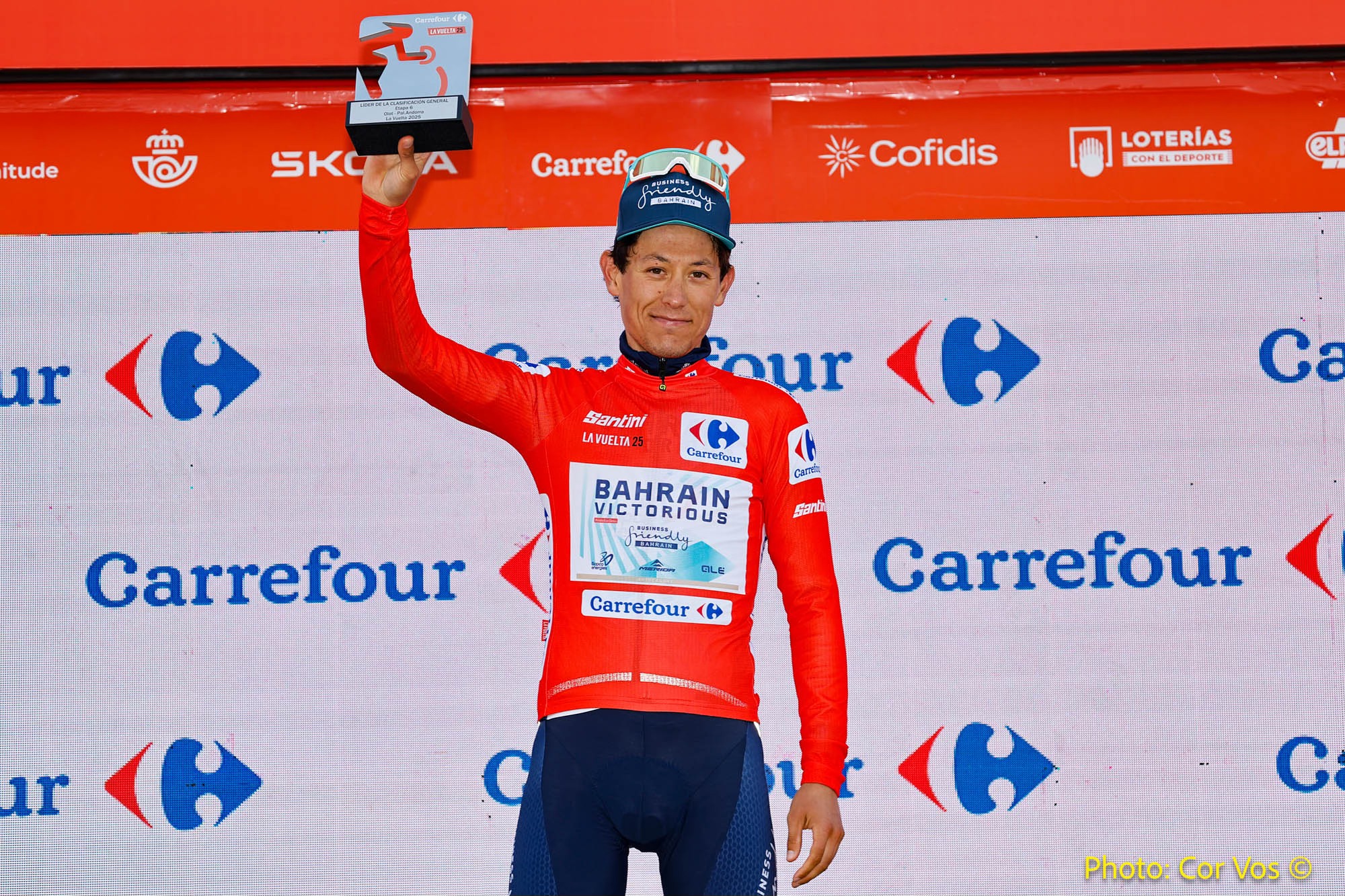 Torstein Traeen é o novo camisola vermelha da La Vuelta (Foto: Cor Vos)