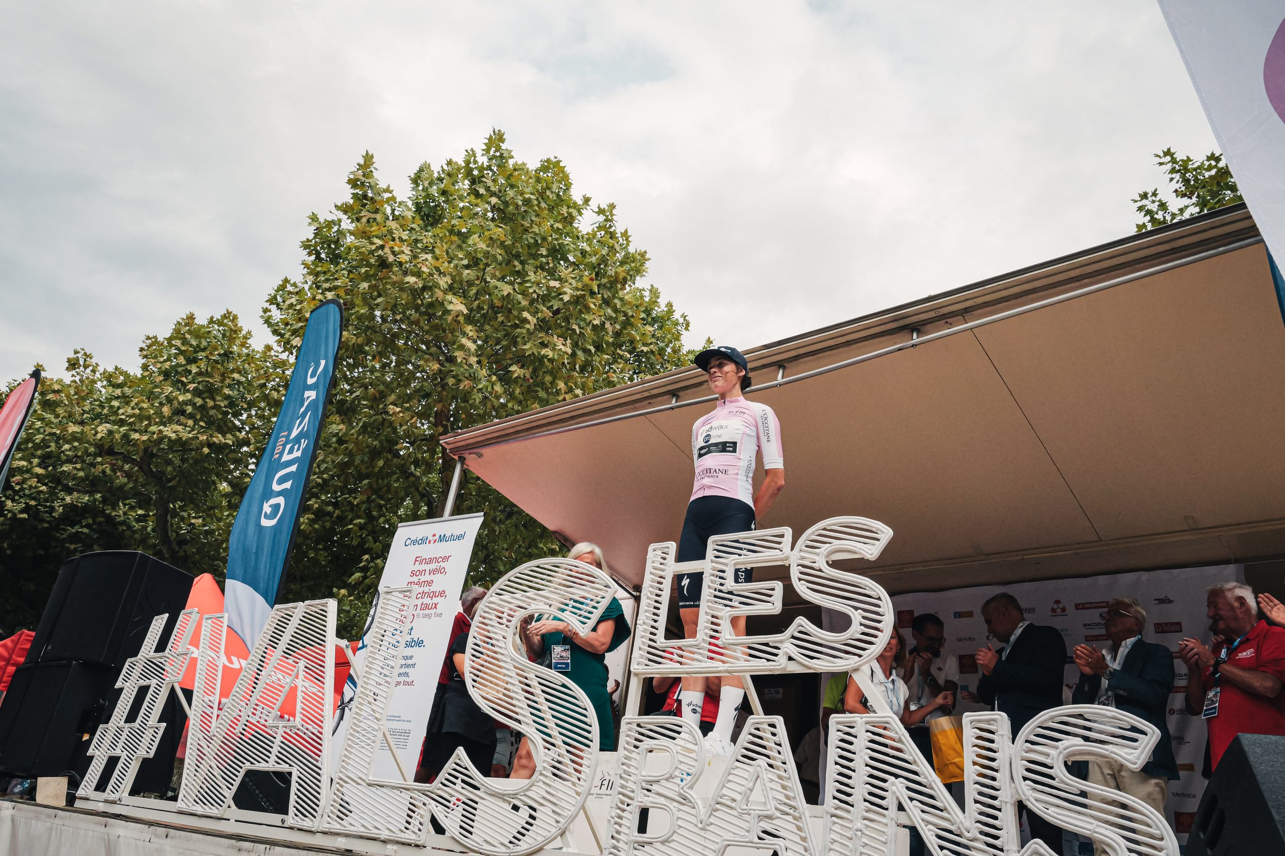 Mischa Bredewold é a nova camisola rosa do Tour Feminin l'Ardeche (Foto: Team SD Worx-Protime)